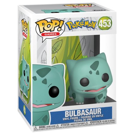 фигурки Фигурка Funko POP! Games: Бульбазавр (Bulbasaur) Покемон (Pokemon) ((453) 36237) 9,5 см