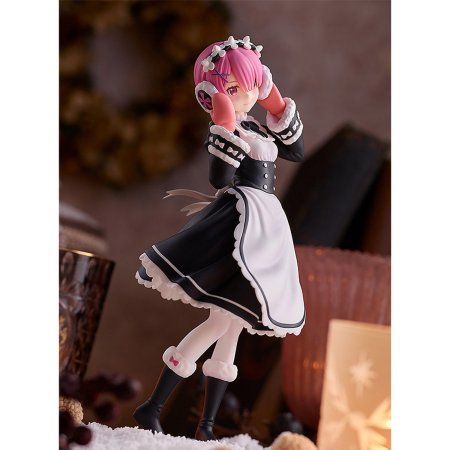 Фигурка Good Smile Company Pop Up Parade: Рам (Ram) Жизнь с нуля в альтернативном мире (Re:ZERO Starting Life in Another World Ice Season Ver.) (4580416942898) 18 см 