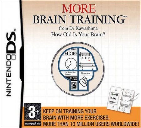  More Brain Training from Dr. Kawashima: How Old Is Your Brain? (DS)  Nintendo DS