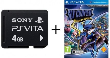   (Memory Card) 4 GB +    Sly Cooper: Thieves in Time (PS Vita)  Sony PlayStation Vita