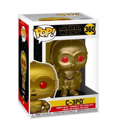  Funko POP! Bobble:  : .  (Star Wars: Rise of Skywalker) ---    (C-3PO (Red Eyes)) (48222) 9,5 