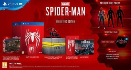  Marvel - (Spider-Man) Collectors Edition   (PS4) Playstation 4