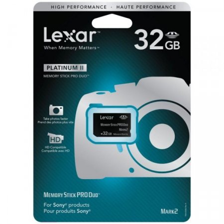   (Memory Card) Lexar Memory Stick ProDuo Mark2 MG Platinum II 32 GB (PSP) 