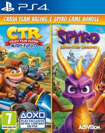 Crash Team Racing: Nitro-Fueled + Spyro Reignited Trilogy (Спайро Трилогия) (PS4)