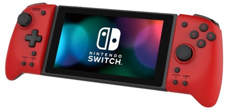 Набор из 2-х контроллеров Joy-Con Split pad pro Вулканический красный (Volcanic Red) Hori (NSW-300U) (Switch)