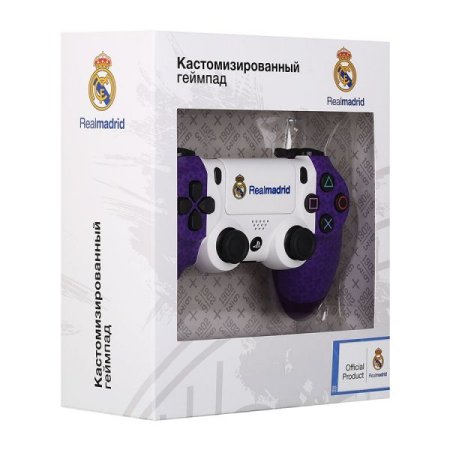  Геймпад беспроводной (кастомизированный) Sony DualShock 4 Wireless Controller (FC Real Madrid) ФК Реал Мадрид «Один клуб, один цвет» RAINBO (PS4) 