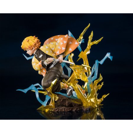 Bandai Tamashii Nations Figuarts ZERO: Зеницу Агацума Удар Грома (Zenitsu Agatsuma Thunderclap) Клинок, рассекающий демонов (Demon Slayer) (4573102637345) 15 см 