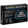 Игровая приставка 16 bit Super Drive 2 Classic (62 в 1) + 62 встроенных игр + 2 геймпада (Черная)