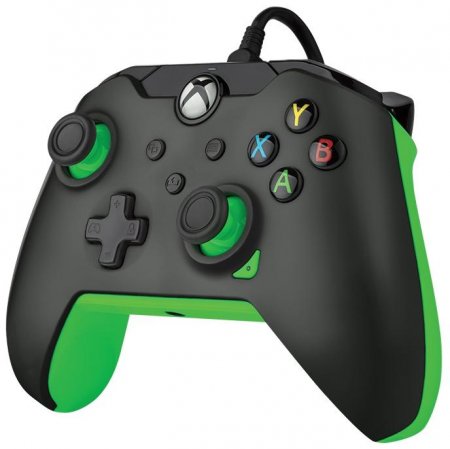   Controller Wired PDP Neon Black (012-GG) (Xbox One/Series X/S/PC) 