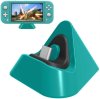 Зарядная Док-Станция для Switch Lite Бирюзовая DOBE (TNS-19062) (Switch Lite)