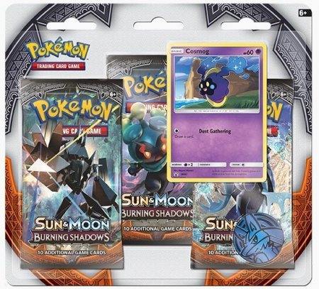  Pokemon Sun and Moon Burning Shadows. : 3  + - Cosmog + 