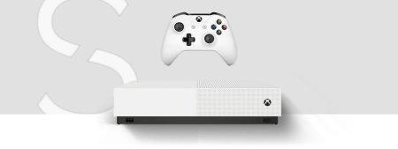 Игровая приставка Microsoft Xbox One S All-Digital 1Tb Rus Белая 