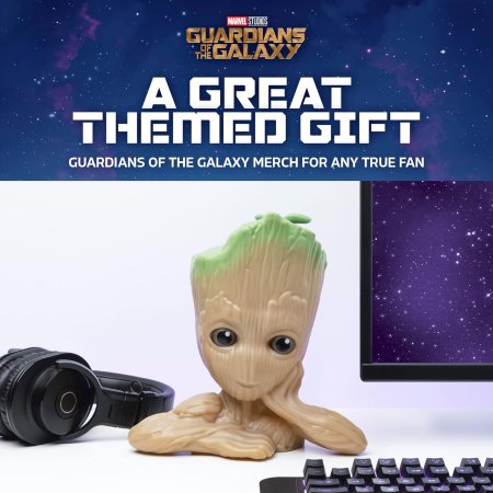  Лампа/Светильник/Ночник Paladone: Грут Свет со Звуком (Groot Light With Sound) (Marvel) (PP9524GT) (029290) (786168) 22 см