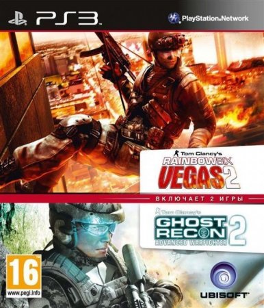   Tom Clancy's Rainbow Six: Vegas 2 + Tom Clancy's Ghost Recon: Advanced Warfighter 2 Double Pack (PS3)  Sony Playstation 3