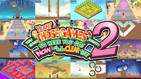 игра YEAH! YOU WANT "THOSE GAMES," RIGHT? SO HERE YOU GO! NOW, LET’S SEE YOU CLEAR THEM! 1+2 (Switch) для Nintendo Switch