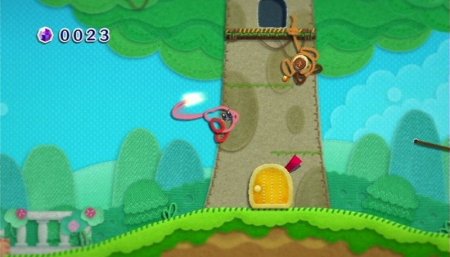 Купить игру Kirby's Epic Yarn (Wii/WiiU) USED Б/У на Nintendo Wii диск