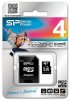 MicroSD Карта памяти 32GB Silicon Power Class 4 + SD адаптер (PC)