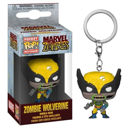  Брелок Funko Pocket POP! Keychain: Россомаха (Wolverine) Марвел Зомби (Marvel Zombies) (49133-PDQ) 4 см
