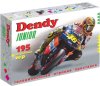 Игровая приставка 8 bit DENDY Junior (195 в 1) + 195 встроенных игр + 2 геймпада (форма Sega) + пистолет (Серая) для 8 bit, Денди (Dendy)