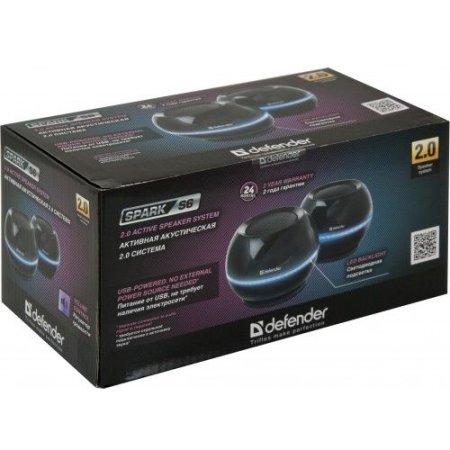 Активная система DEFENDER, 2.0, Spark S6 (PC) 
