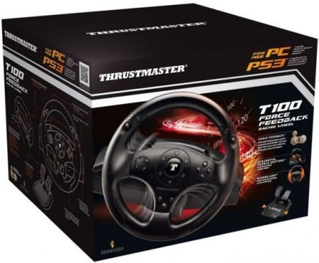 Игровой руль Thrustmaster T100 Force Feedback Racing Wheel (PС)