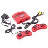 Игровая приставка 16 bit Super Drive Cars (8 в 1) + 8 встроенных игр + 2 геймпада (Красная)