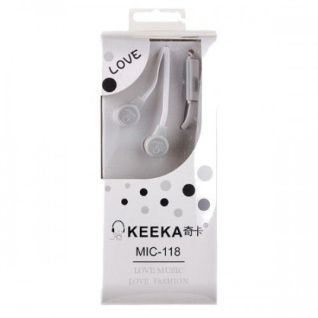 Стерео-гарнитура KEEKA MIC-118, зеленая (PC) 