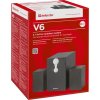 Акустическая 2.1 система Defender V6 8 Вт, деревянный корпус, 220 В (колонки) 