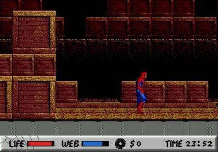 Коллекционный сборник 4 в 1 Человек-Паук (Spider-Man) (16BC-008) Русская Версия (16 bit) 