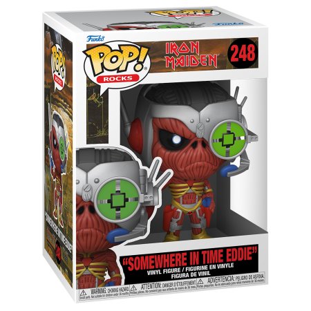 фигурки Фигурка Funko POP! Rocks: Эдди (Eddie) Айрон Мейден: Где-то во Времени (Iron Maiden Somewhere in Time) (57607) 9,5 см