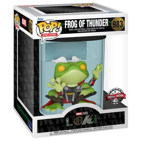 фигурки Фигурка Funko POP! Deluxe Bobble: Лягушка Тор (Frog of Thunder (Exc)) Марвел: Локи (Marvel: Loki) (55930) 15 см