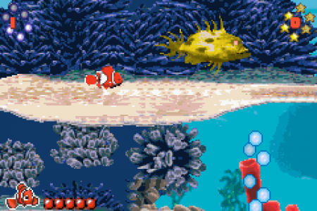   4  1 Finding Nemo: Cont.Adv. / Garfield: Nine Lives / Ice Age / Sonic the Hedgehog (GBA)  Game boy
