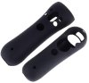 Силиконовые чехлы для PS Move Motion и Navigation контроллеров (Графитовый) (PS3/PS4)