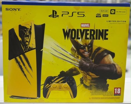 Игровая приставка Sony PlayStation 5 Slim Digital 825 GB Eur Wolverine Edition + Marvel's Росомаха (Wolverine)