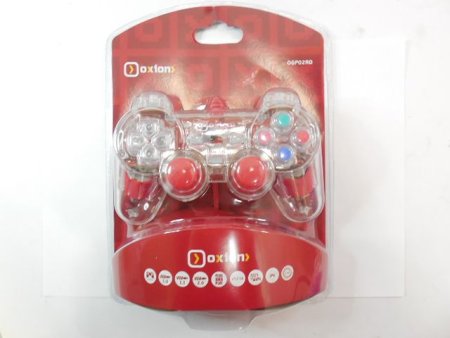 Геймпад проводной OXION OGP02RD, красный PC/PS3 