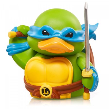Фигурка-утка Numskull Tubbz: Леонардо (Leonardo) Черепашки-ниндзя (Teenage Mutant Ninja Turtles TMNT) 9 см Персонажи игр