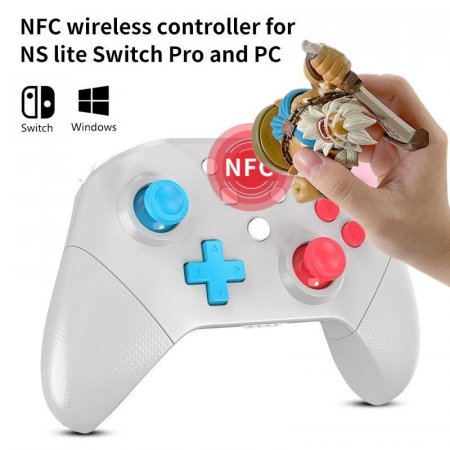   Switch Pro Controler Grey () (PG-NS2028) (Switch/Switch Lite/PC)