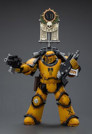  JoyToy:     (Legionary with Legion Vexilla)  40K         (Warhammer 40K Imperial Fists Legion MkIII Tactical Squad) (JT9053) 12   