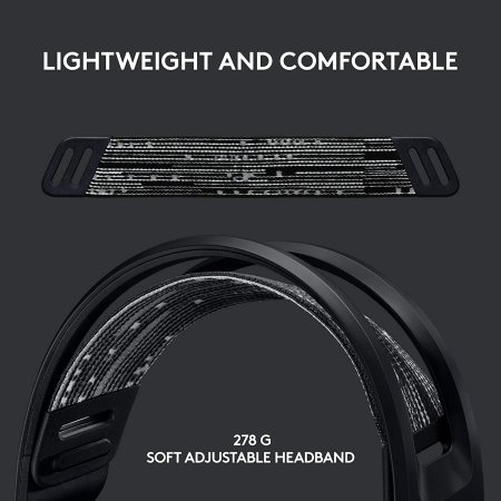 Гарнитура беспроводная Logitech G G733 LightSpeed Black (Черный) (PC) 