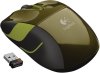Мышь беспроводная Logitech M525 Зеленый/Черный (PC) 