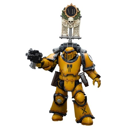  JoyToy:     (Legionary with Legion Vexilla)  40K         (Warhammer 40K Imperial Fists Legion MkIII Tactical Squad) (JT9053) 12   