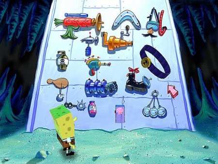 Spongebob Squarepants Lights, Camera,PANTS! (PS2) USED Б/У