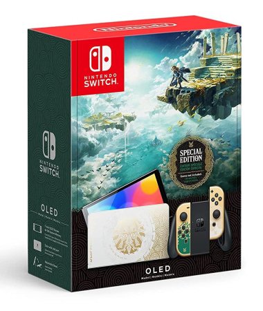 Игровая приставка Nintendo Switch OLED издание The Legend of Zelda: Tears of the Kingdom Edition