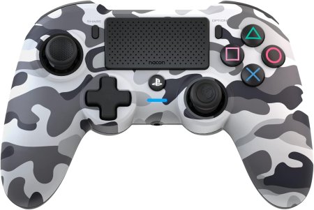  Геймпад беспроводной NACON Asymmetric Wireless Controller Камуфляжный-серый (Camo Grey) (010107) (PC/PS4) 