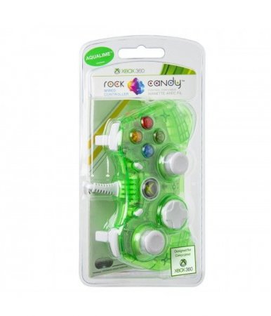   Rock Candy Wired Controller Aqualime (Xbox 360) 