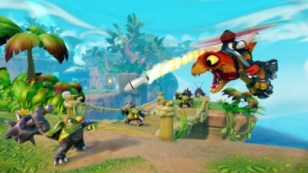 Купить игру Skylanders: Trap Team. Cтартовый набор: игровой портал, игра, фигурки: Food Fight, Snap Shot, 2 ловушки (Wii/WiiU) на Nintendo Wii диск