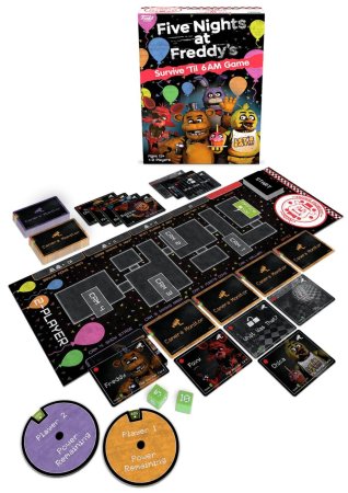 Настольная игра Funko Games: Доживи До 6 Утра, Игра (Survive 'Til 6AM Game) Пять ночей у Фредди (Five Nights at Freddy's) (51761)