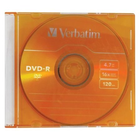 Диск VERBATIM DVD-R 4,7 GB (1 шт)