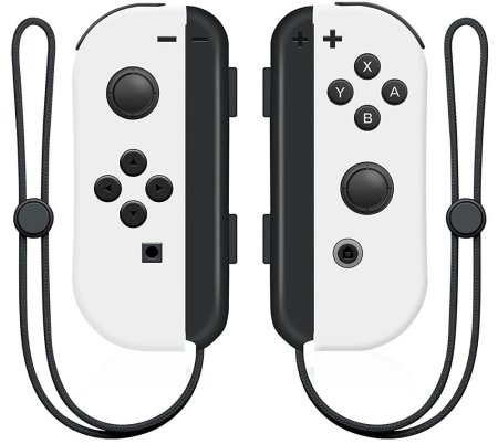 Набор из 2-х контроллеров Joy-Con Белый (White) (Switch) HK (OEM)