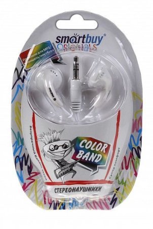 Наушники SmartBuy SBE-4900 Color Band, белые (PC)